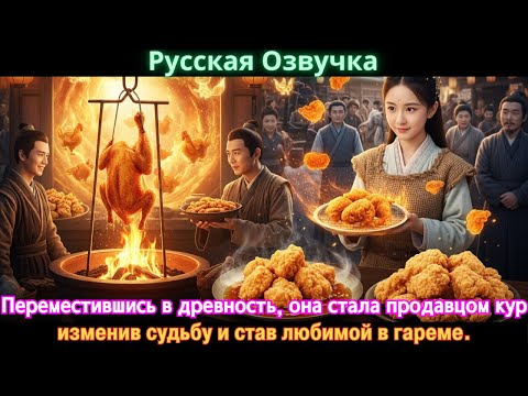 Видео: Переместившись в древность, она стала продавцом кур, изменив судьбу и став любимой в гареме.#дорама