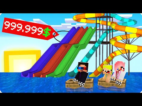 Видео: 🏄АКВАПАРК ЗА 999.999$ В МАЙНКРАФТ! ШЕДИ ЛЕСКА И НУБИК КАК ПОСТРОИТЬ НУБ ПРОТИВ ПРО MINECRAFT