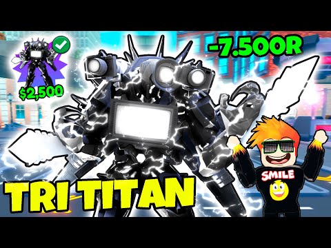 Видео: ПОЛУЧИЛ НОВОГО ГОДЛИ TRI TITAN в Skibidi Tower Defense Roblox