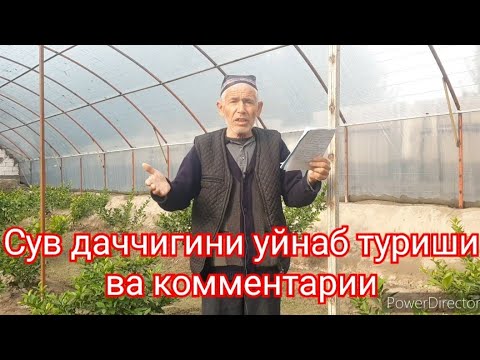 Видео: Сув даччигини уйнаб туриши ва комментарии...