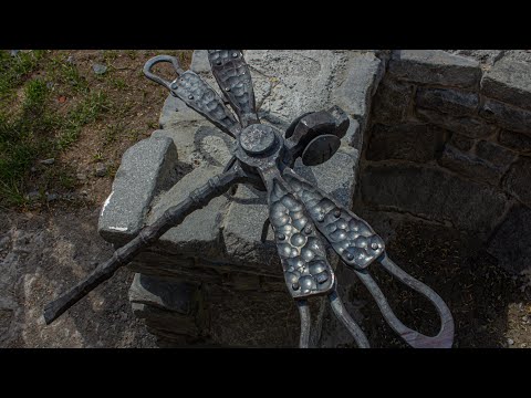 Видео: Кованая Стрекоза. Forged dragonfly