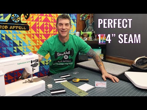 Видео: Как всегда получать идеальный припуск на шов в четверть дюйма с Робом Эппеллом