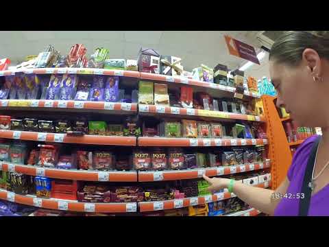 Видео: Турция 2017 Кемер супермаркет Migros цены