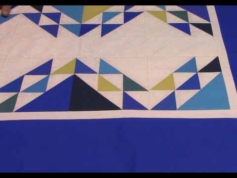 Видео: Одеяло из треугольников