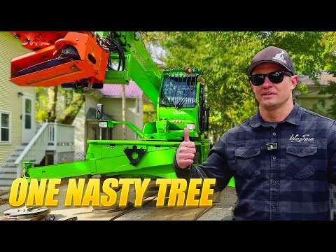 Видео: Опасное удаление боксельдерей через дома и линии электропередач