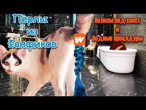 Видео: ПЕРЛЫ ИЗ ФАНФИКОВ. Волосы под хвост и Водные процедуры