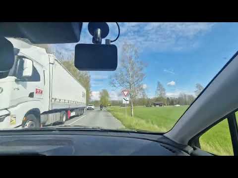 Видео: Латвия. Рига 09.05.25. Границу проехали, мост в Салацгриве закрыт, в объезд.