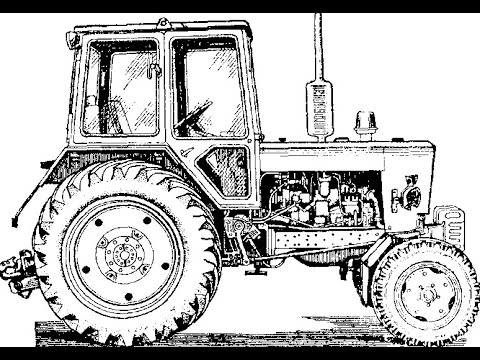 Видео: доработки ЮМЗ эксковатор.improvements to the YMZ tractor.