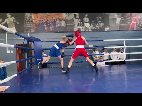 Видео: Бокс. Иван Кралин (красный угол) - Кирилл Зезюльчик. 19.03.2025.