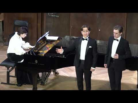 Видео: Г. Свиридов "Рекрута", "Вечером" - исп. Кирилл Попов и Максим Морозов