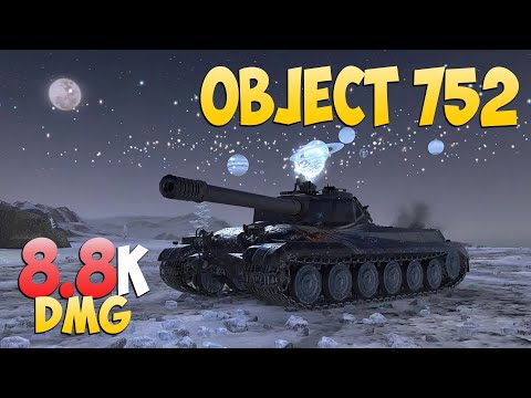 Видео: Об 752 - 6 Kills 8.8K DMG - Жадность! - Мир Танков