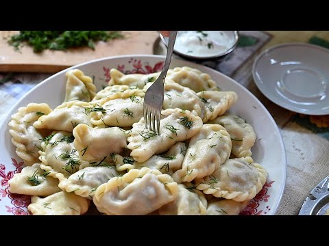 Видео: Такое тесто я готовил впервые! Картофельные вареники с мясом.