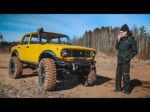 Видео: Копейка на максималках. V8 300 сил, полный привод.