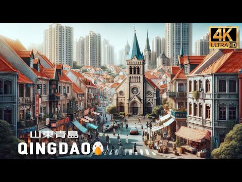 Видео: Qingdao, Shandong🇨🇳 Маленький карман Германии в Китае (4K HDR)