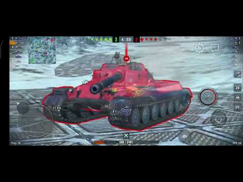 Видео: Качаю новую ветку и стараюсь не слить средний урон на 10 лвл #wotblitz  #subscride 