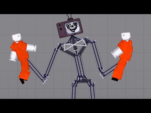 Видео: ТЕЛЕВИЗОРОГОЛОВЫЙ ПРОТИВ ЛЮДЕЙ! ОПАСНЫЙ МОНСТР УНИЧТОЖАЕТ! БЕЗУМИЕ И УГАР В PEOPLE PLAYGROUND