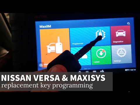 Видео: Использование Autel Maxisys 508 для замены или программирования ключей Nissan Versa