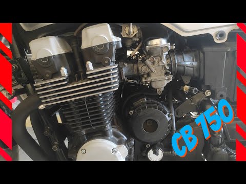 Видео: Honda cb 750 Работа двигателя после ремонта