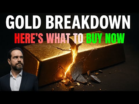 Видео: Золото нарушает восходящий тренд, но два металла тихо вырываются