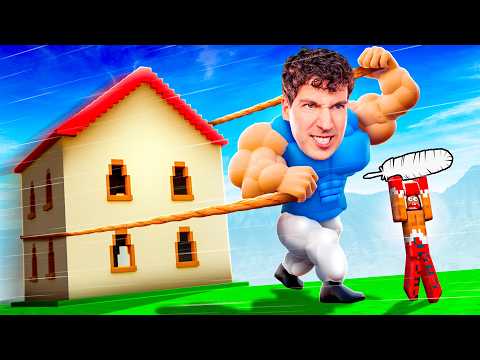 Видео: 💪 Я СТАЛ КАЧКОМ и ТЯНУЛ ЦЕЛЫЙ ДОМ 9999 КГ в РОБЛОКС!