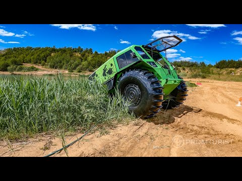 Видео: Безбашенные покатушки на вездеходе Архант. Озеро, лес и гиблое болото