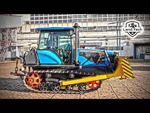 Видео: Гусеничный трактор Агромаш-90ТГ - именно так выглядит легендарный советский ДТ-75 в 2021 году!