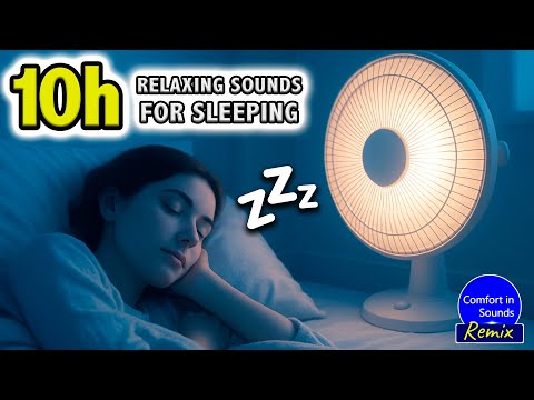 Видео: Невероятно расслабляющий звук тепловентилятора для сна | Мощный белый шум, 10 часов без рекламы