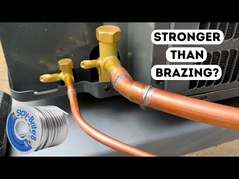 Видео: Пайка трубопроводов HVAC с помощью Staybrite 8. ПРОЧНЕЕ, ЧЕМ ПАЙКА!