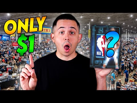 Видео: Я продаю LOGOMAN за 1 доллар на выставке спортивных карточек 🤯