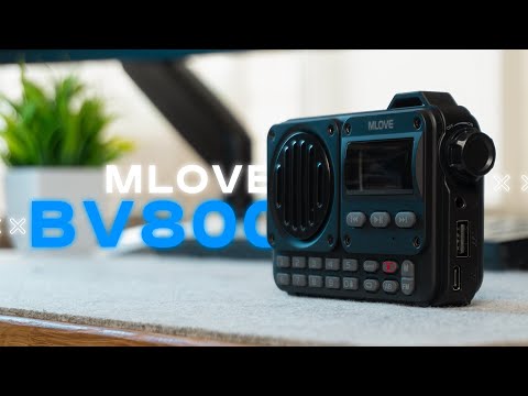 Видео: КАРТЫ ! РАДИО ! ТОП ДО 2000 Р 🔥 Портативная Беспроводная колонка MLOVE BV800 Блютус 40 мм Динамик
