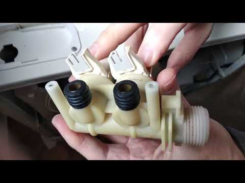 Видео: Ремонт входного клапана стиральной машинки ARISTON AVL 109R