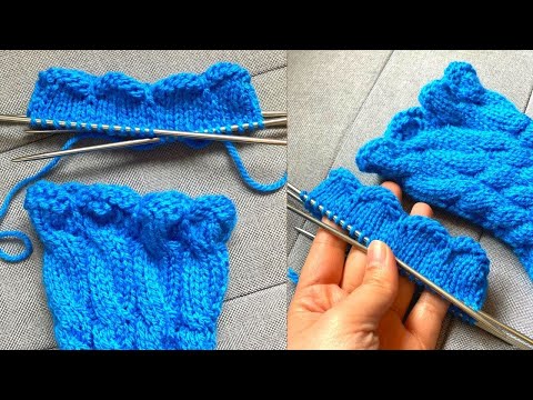 Видео: Nice edge for socks instead of elastic (#knittingtutorialforbeginners #knittingsocks #вязаныеноски)