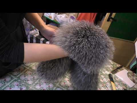 Видео: Как пришить козырь и подклад к шапке ушанке ремонт шапки из натурального меха