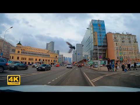 Видео: Весна в Москве. Из центра на окраину на машине