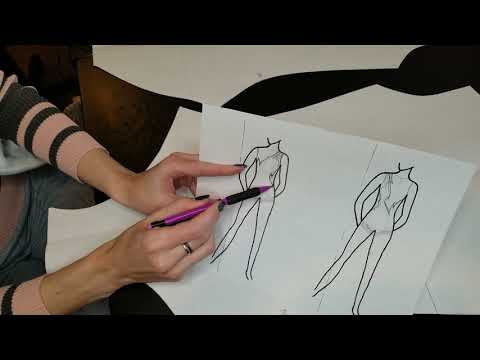 Видео: Купальник для ХГ с нуля. Рисуем основу - 1.