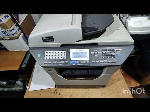 Видео: Brother MFC-8880 Замените детали, замените фотобарабан, сброс предупреждений
