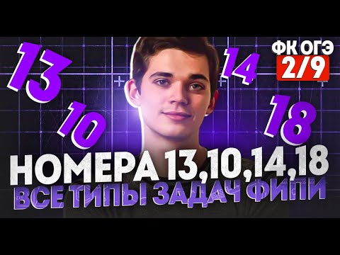 Видео: Разбор ВСЕЙ АЛГЕБРЫ из ОГЭ. Все типы номеров 13,10,14,18. ФИНАЛЬНЫЙ КУРС 1. Онлайн школа EXAMhack