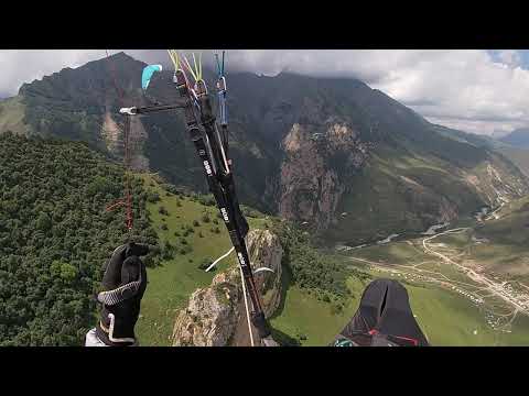Видео: Чегем турбостарт 26 июля Paragliding