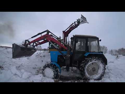 Видео: #7/3 Завоз удобрения, чистка снега, ремонт МАЗа (8-9 марта 2023)