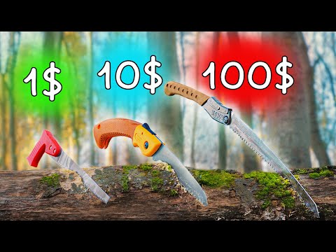 Видео: РУЧНАЯ ПИЛА ЗА 1$ VS 10$ VS 100$!