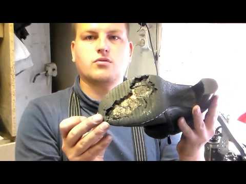 Видео: Как я разбираю обувь на каблуке. Замена подошвы. Ремонт обуви в Запорожье