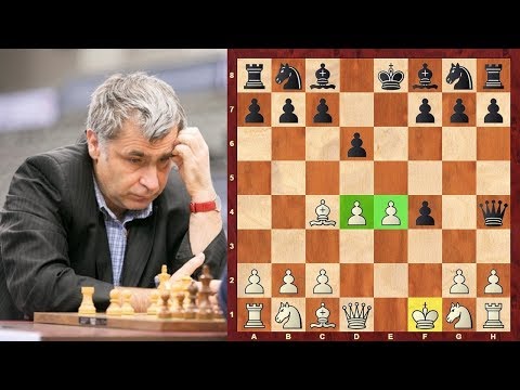 Видео: Шахматы. Неувядаемый КОРОЛЕВСКИЙ ГАМБИТ в исполнении Василия Иванчука!
