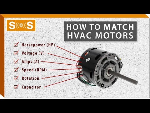 Видео: Как подобрать двигатель для системы отопления, вентиляции и кондиционирования воздуха (подробное ...