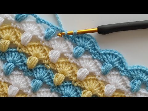 Видео: Очень простое детское одеяло-гриб крючком для начинающих - одеяло настроения крючком