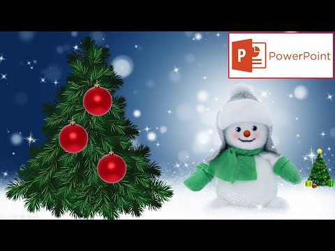 Видео: Уроки PowerPoint  - Новогодняя анимация