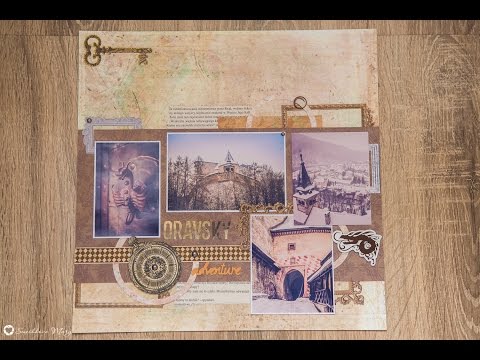 Видео: Скрапбукинг:  Мастер-класс. Создание разворота альбома 30х30. Часть 1