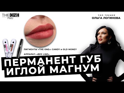 Видео: ПЕРМАНЕНТ ГУБ ИГЛОЙ МАГНУМ