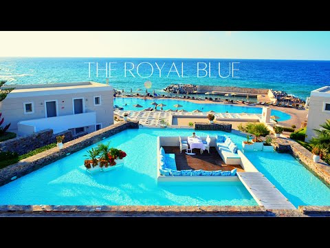 Видео: Отель THE ROYAL BLUE A LUXURY BEACH RESORT. ГРЕЦИЯ, Крит, Ретимно, Панормо