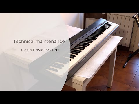 Видео: Техническое обслуживание цифрового пианино Casio Privia PX-130