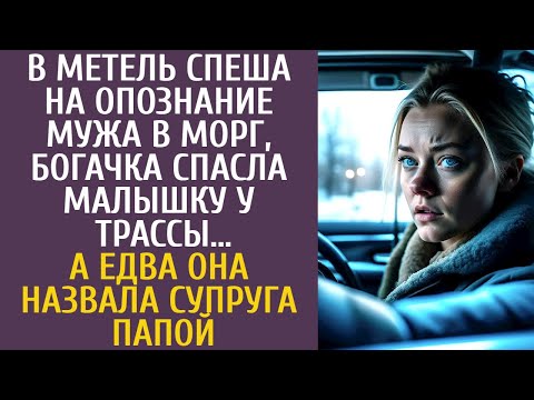 Видео: В метель спеша на опознание мужа в морг, богачка спасла малышку у трассы… А едва она назвала папой